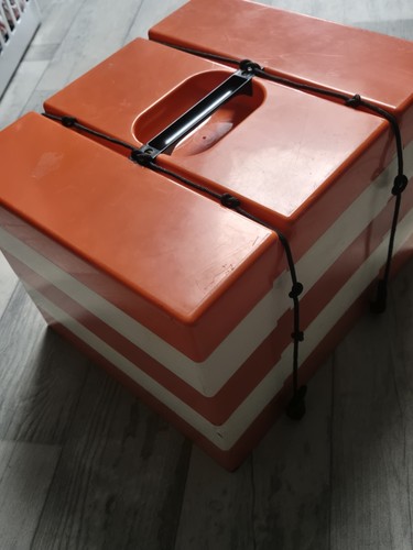 Vintage retro orange white - vintage,