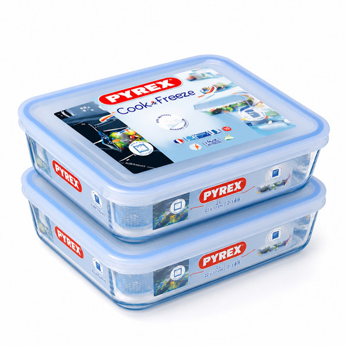 Pyrex food storage containers - pyrex,