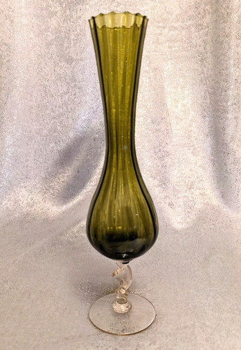 Tall glass vase - tall,