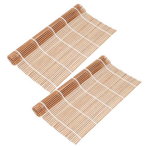2pcs carbonized bamboo sushi - bamboo,