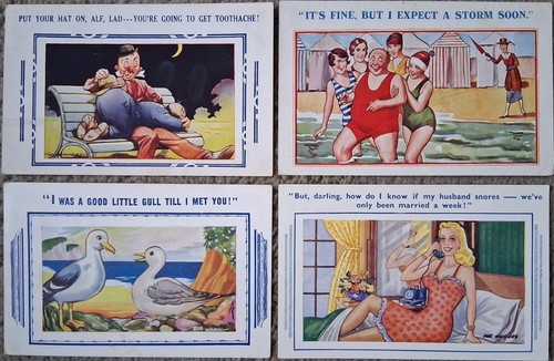 Job lot comic seaside - lot, x