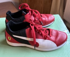 PUMA FERRARI RED EVO SPEED SHOES UK SIZE 7