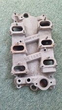 Weiand Drag Star 6X2 SBC V8 Chevy Intake Manifold Hot Rod Edelbrock Offenhauser
