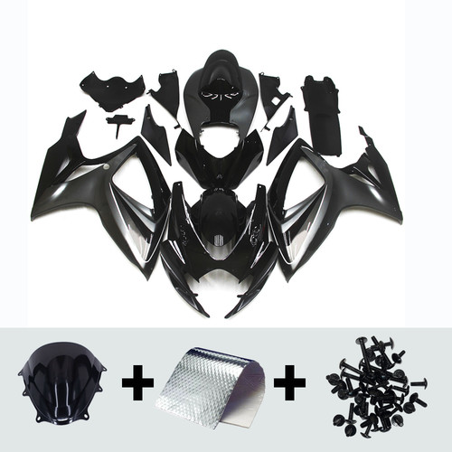 Black grey fairings - black,