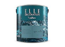 Elle Decoration By Crown 2.5L Flat Matt Emulsion Paint - Open Water No 217