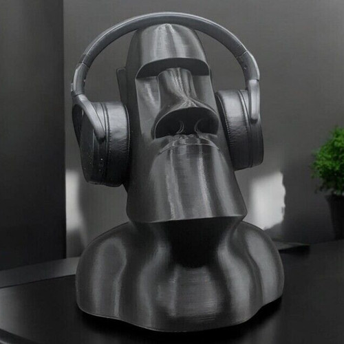 Headphone stand moai statue - stand,