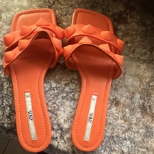 Zara Orange Studded Straps