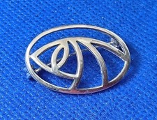 Sterling Silver Rennie Mackintosh Style Oval Brooch 925