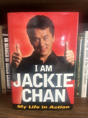 Jackie chan signed book am - signed,