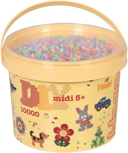 Hama midi beads bucket - beads,