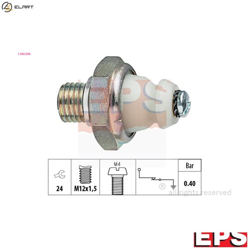 Oil pressure switch 800 098 - oil,