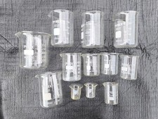 Pyrex Job Lot Beakers Laboratory Glassware 400ml 250ml 150ml 100ml 50ml 25ml