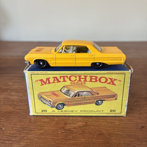 Matchbox series taxi cab - 20, &