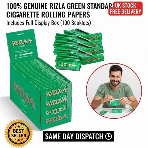 100 genuine rizla green - 100%,