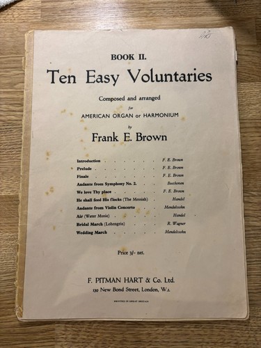 Vintage sheet music 1954 ten - vintage,