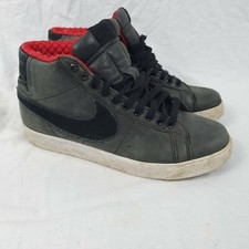 Nike Blazer SB Elite Trainers Grey Red Suede Lance Mountain 334106-001 Size UK 7