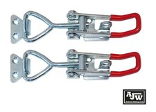 2 Large Over Centre Catches Fastener 150-165MM Locking  Trailer Truck Horsebox 