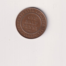 Australia Half Penny 1933