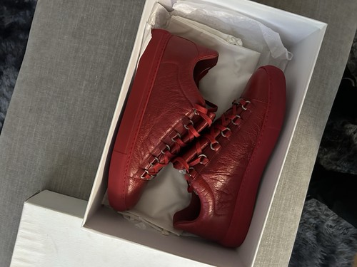 Balenciaga arena low rouge red - arena,