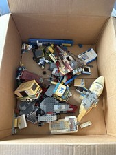 Box Of Lego. Mixture Of Broken