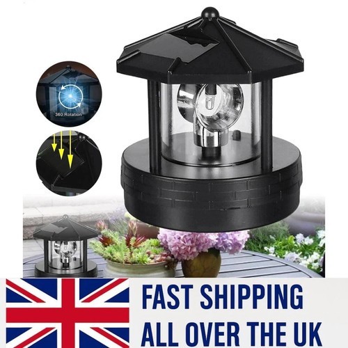 Solar powered rotating led - solar-powered,