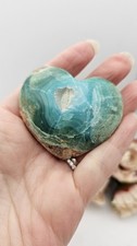 Smithsonite heart Palmstone