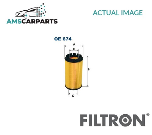 Engine oil filter 674 - filter, oe