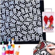 DIY Coloring Blanket with Markers - Color Your Own Blankets Customizable Blanket