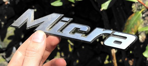 Nissan micra car badge - nissan,