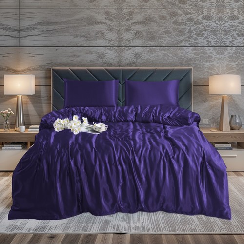 Pcs silky satin bedding - 3,