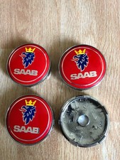 4x SAAB Alloy Wheel Hub Centre