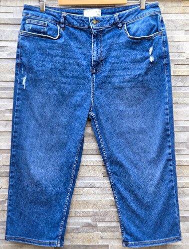 Fat face capri - jeans, blue