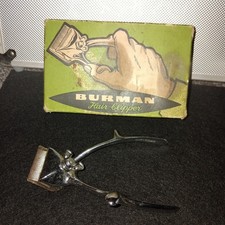 Vintage Burman Hair Clippers With Box Barber Tool Collectible