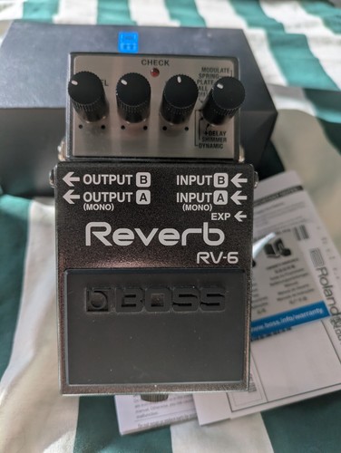 Boss reverb pedal - rv-6,