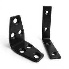 Black Stainless Steel Angle Bracket Heavy Duty