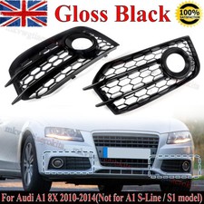 Gloss Black Front Bumper Fog