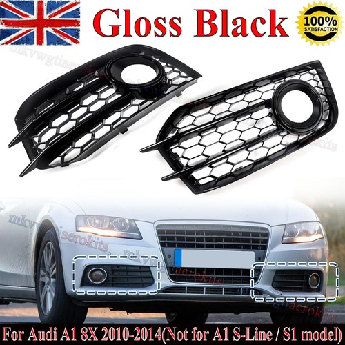 Gloss black front bumper fog - gloss,