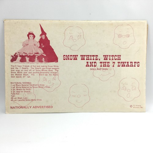 Vintage snow white - snow, witch