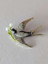 Rhinestone Crystal Swallow