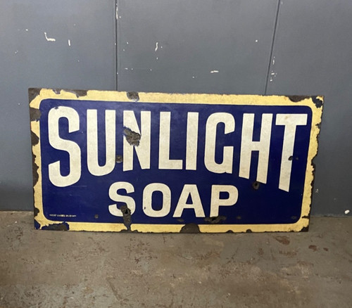 Original sunlight soap enamel - sunlight,
