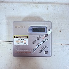 Sony MZ-R500 MD Walkman MiniDisc Player Recorder Blue G-Protection - Preowned 