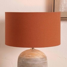 Terracotta Drum Lampshade 30cm