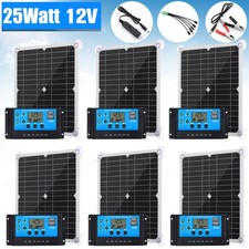 25W Solar Panel Kit 100A 12V