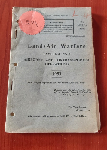 British army land air warfare - british,