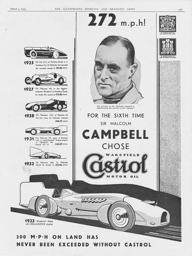 Castrol motor oil endorsed - oil, by