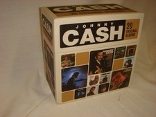 JOHNNY CASH "20 Original  Albums" 20 x CD Box Set, near mint