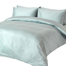 Organic Cotton Duvet Covers with Pillowcases 400TC 600 Thread Count Equivalent