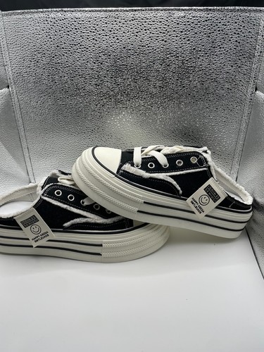 Womens ladies platform - platform, canvas