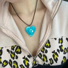 Handmade Fimo Blue and White