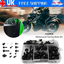 155 Pcs Universal Fairing Bolts Kit For Kawasaki Ninja ZX7R ZX750 ZX9R ZX900 New